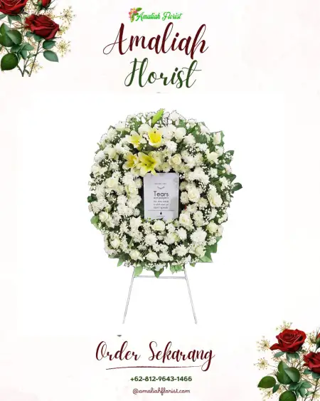 Krans Bunga Duka Sriti